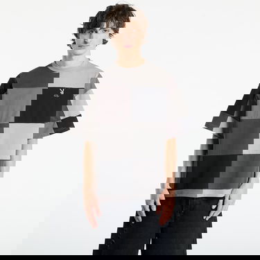 Majica kratkih rukava Footshop Playboy x FTSHP Patchwork Tee UNISEX Grey Siva | FTSHP_511, 0