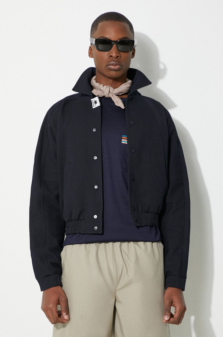 Bomber jakna ADER ERROR Navy Blue Wool Bomber Jacket Crna | BN01SSJK0810, 0