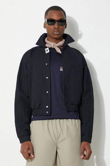 Bomber jakna ADER ERROR Navy Blue Wool Bomber Jacket Crna | BN01SSJK0810, 0
