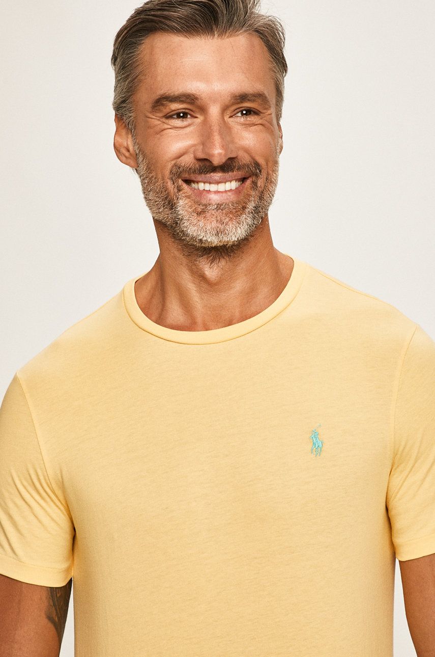 Majica kratkih rukava Polo by Ralph Lauren Custom Fit Tee Žuta | 710671438147, 0