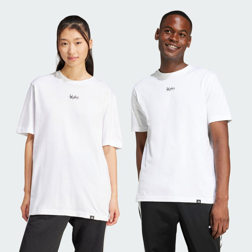 Majica kratkih rukava adidas Performance Lounge Stay Life Lemons Graphic Tee Bijela | JN7366