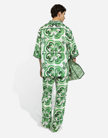Hlače Dolce & Gabbana Jogging Pants With Print Zelena | GV4LHTFP4M8HU3TN, 2