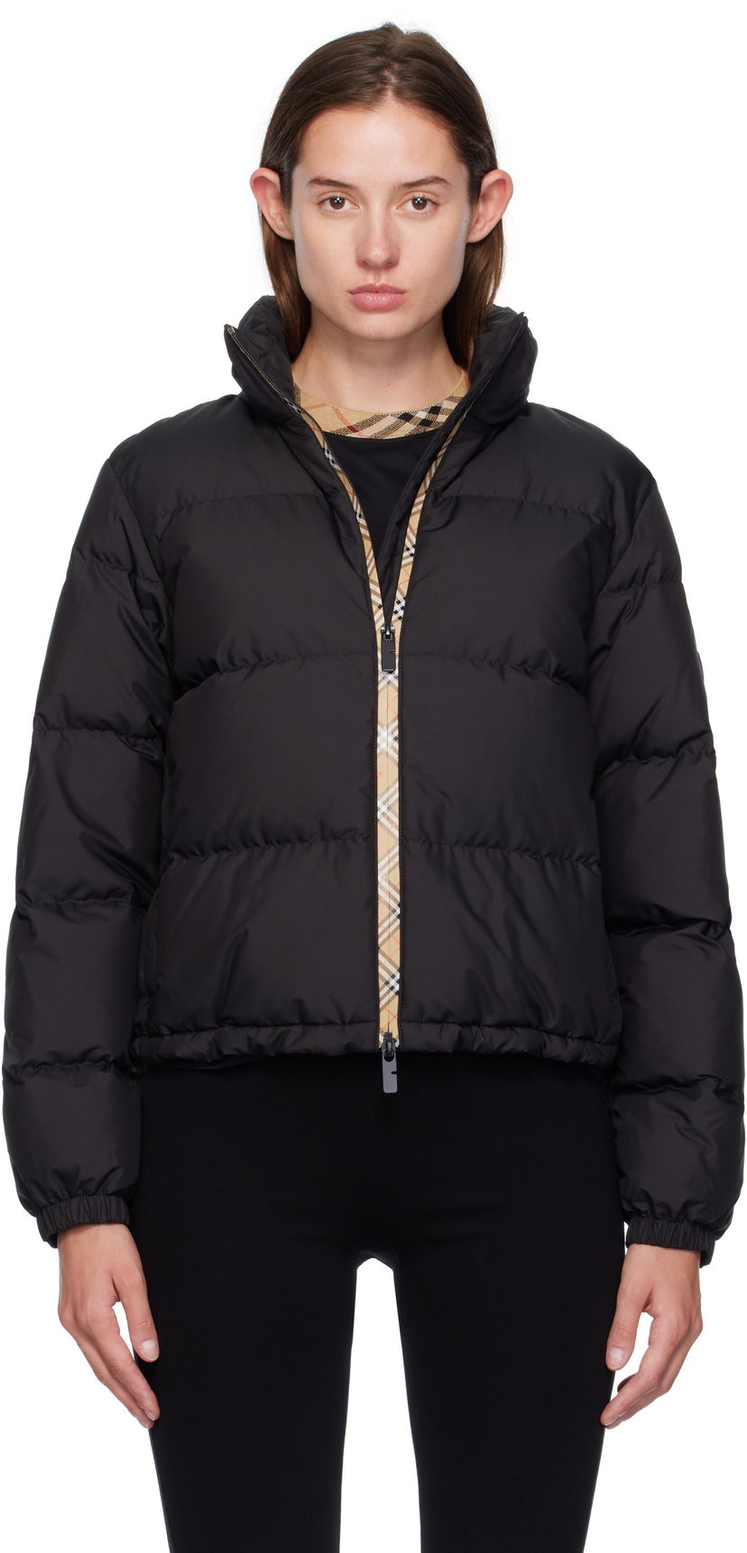 Pernata jakna Burberry Ambleside Down Puffer Jacket Crna | 8113822