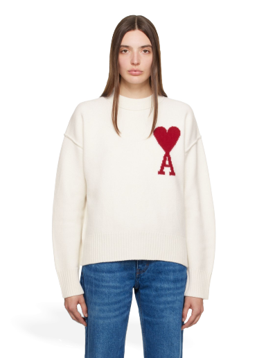 Džemper AMI Sweater Bijela | BFUKS006.018