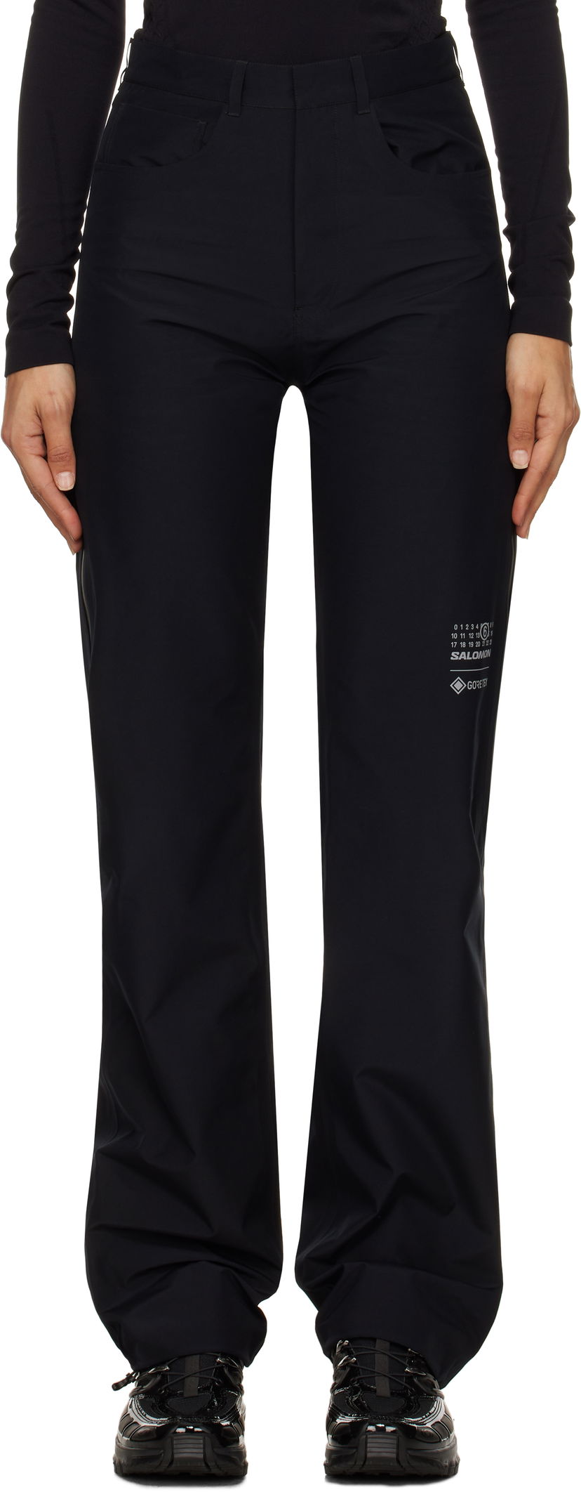 Hlače Maison Margiela Taffeta Trousers Crna | S52LA0244 M35200