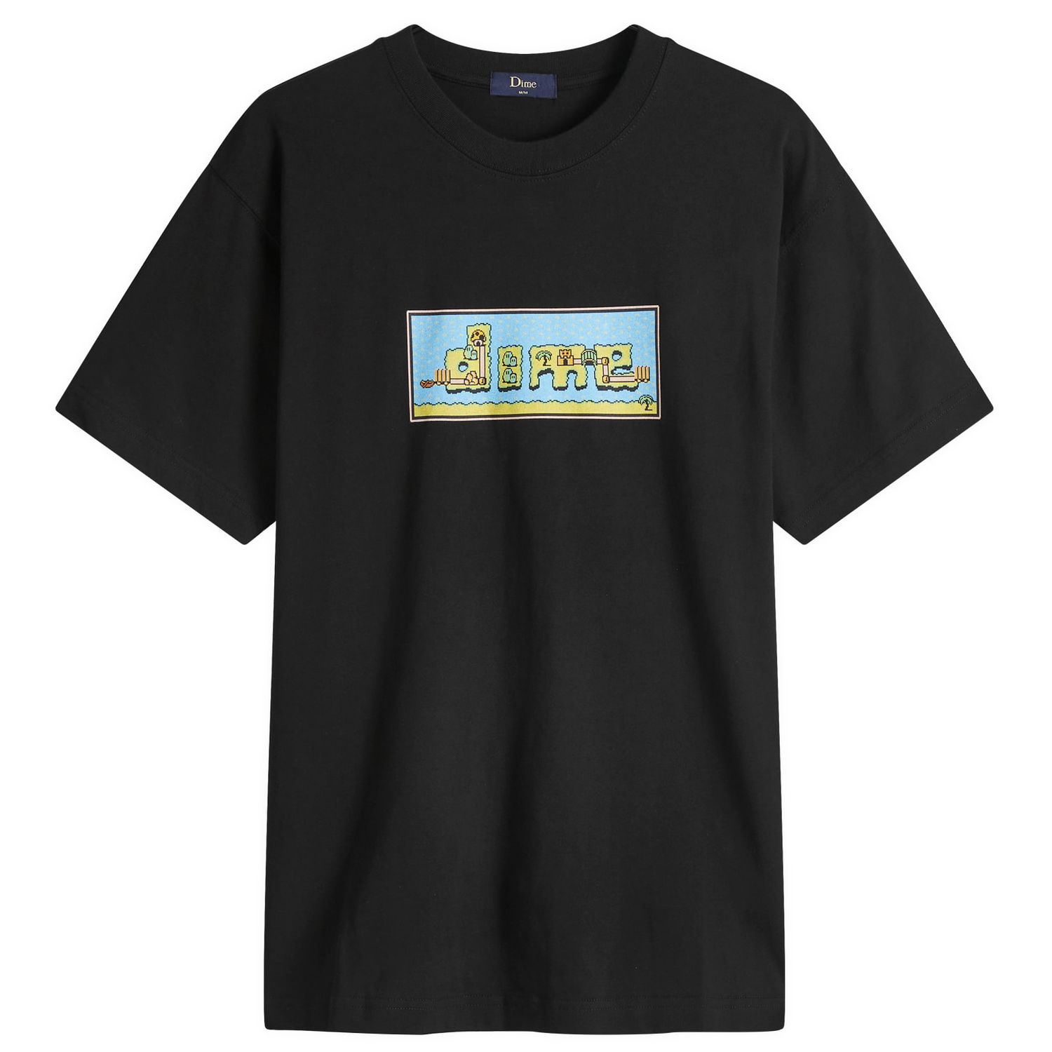 Majica kratkih rukava Dime World Graphic T-Shirt Crna | DIMEHO2460BLK, 0