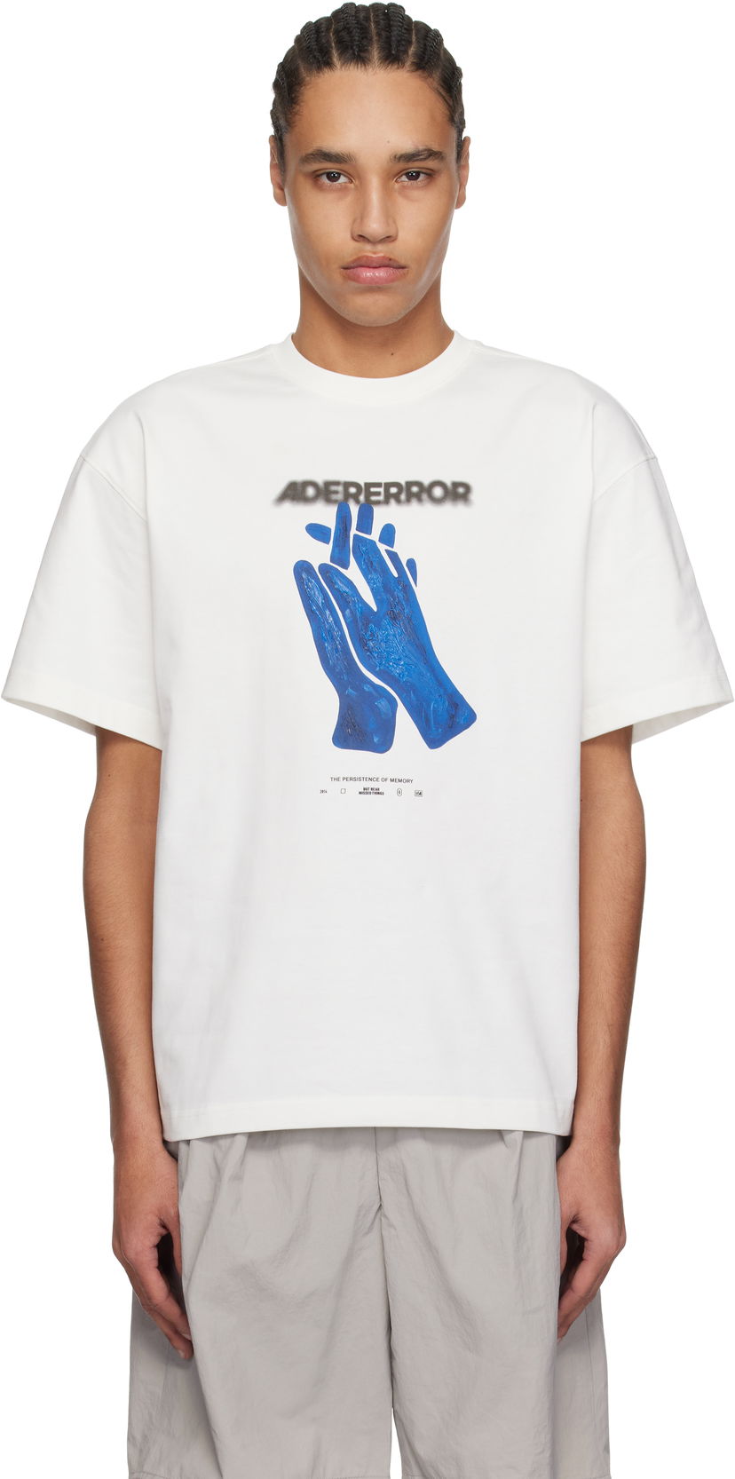 Majica kratkih rukava ADER ERROR ADER error Persistence of Memory Graphic Tee Bijela | BO01SSTS0114OW