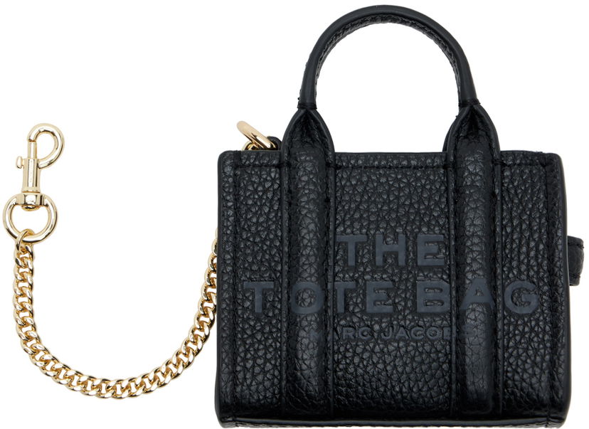 Privjesci za ključeve Marc Jacobs Marc Jacobs The Nano Tote Bag Charm Keychain Crna | 2F3SCP005S07