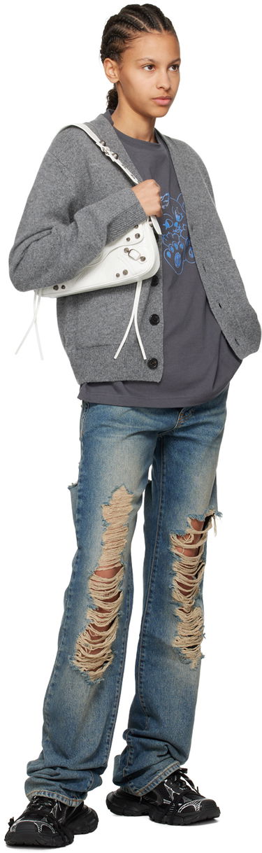 Džemper We11done We11done Patch Pocket Cardigan Siva | WD-KC3-23-621-U-CH, 3