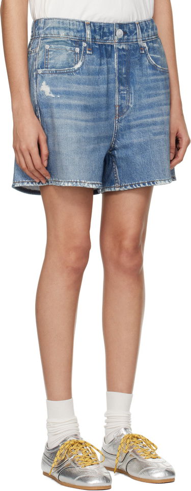 Kratke hlače rag & bone Rag & Bone Women's Miramar Terry Walking Shorts Plava | WCW24P40018201, 4