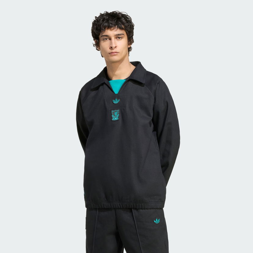Dukserice adidas Performance Liverpool FC Terrace Icons Crna | JW7905