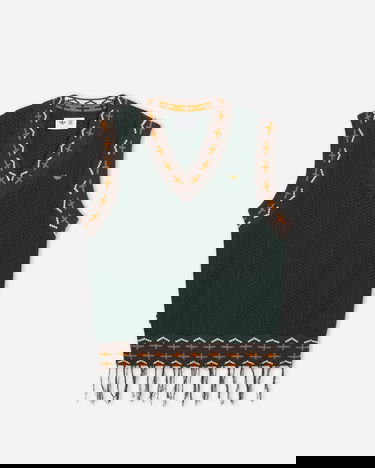 Prsluk adidas Originals CLOT by Edison Chen Crochet Vest Zelena | JP1606, 1