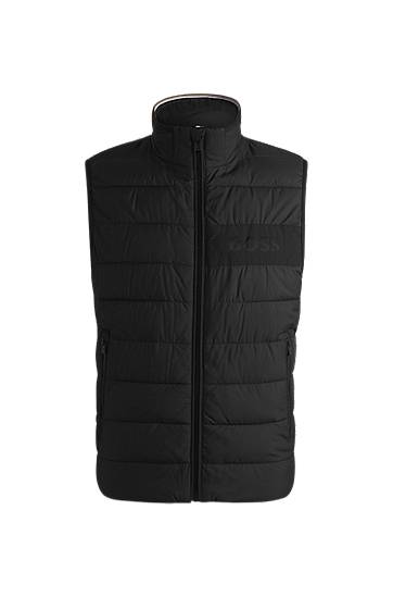 Prsluk BOSS Water-Repellent Gilet Crna | 50518375