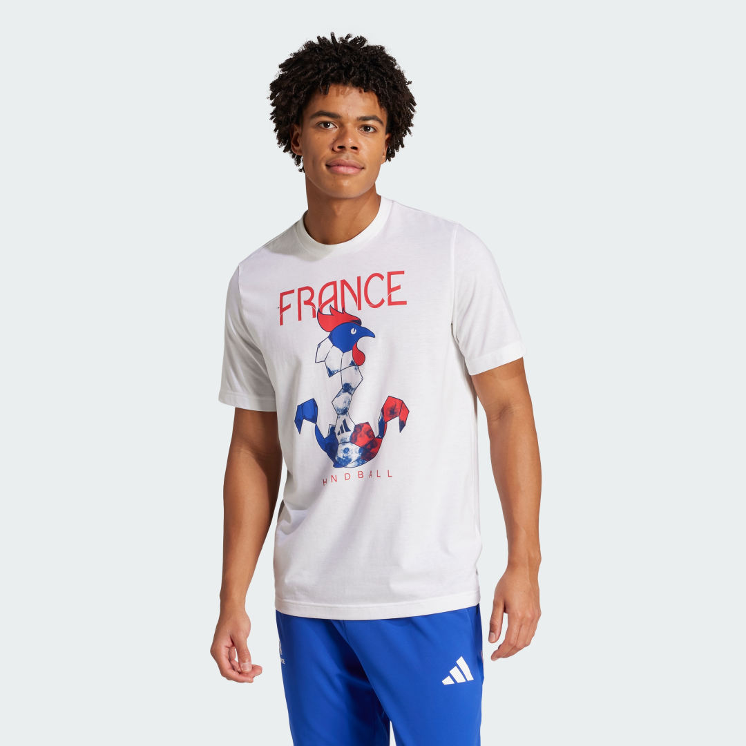 Majica kratkih rukava adidas Performance Graphic Handball Climacool Tee Bijela | JN1306, 0