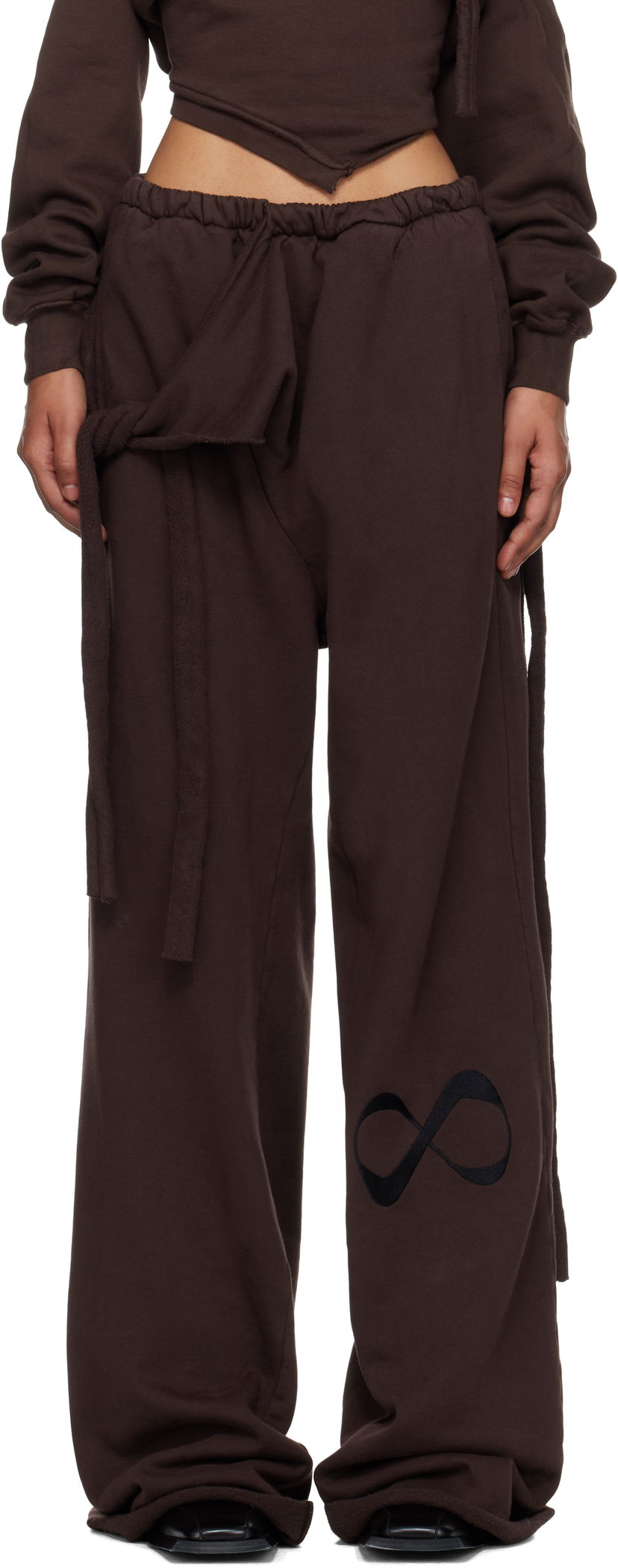 Trenirka Ottolinger Ottolinger Otto Wrap Sweatpants Smeđa | 115-201015-02