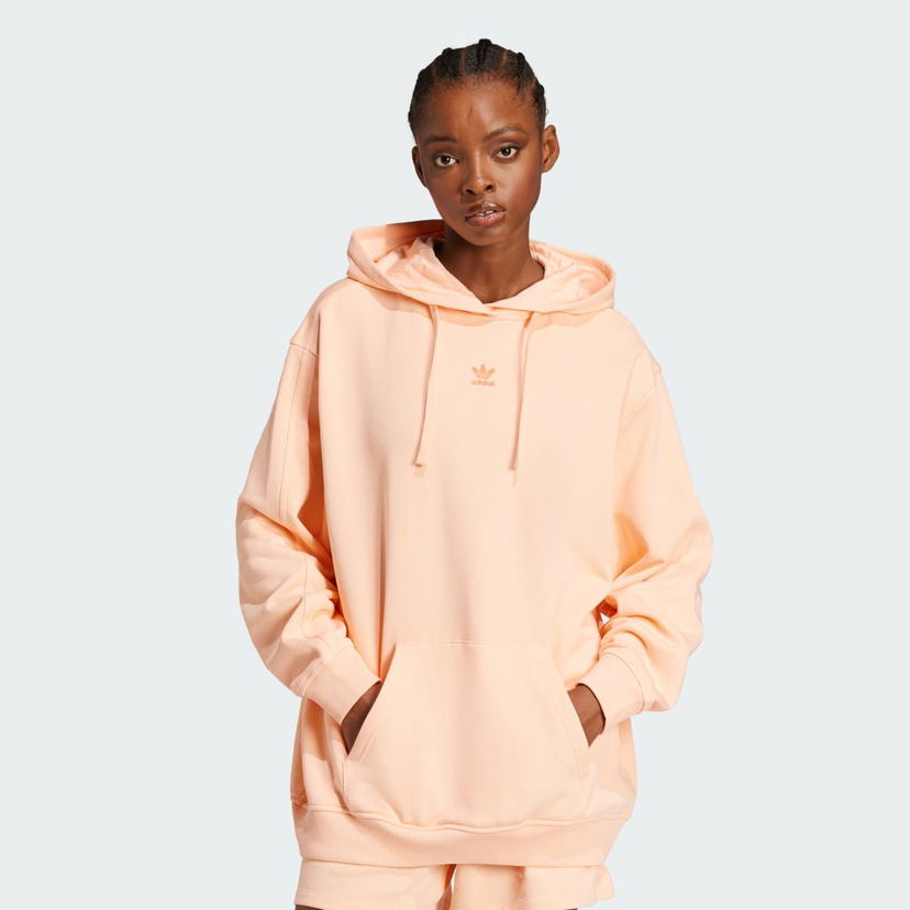 Dukserice adidas Performance Loose Fit French Terry Hoodie Narančasta | JJ3499