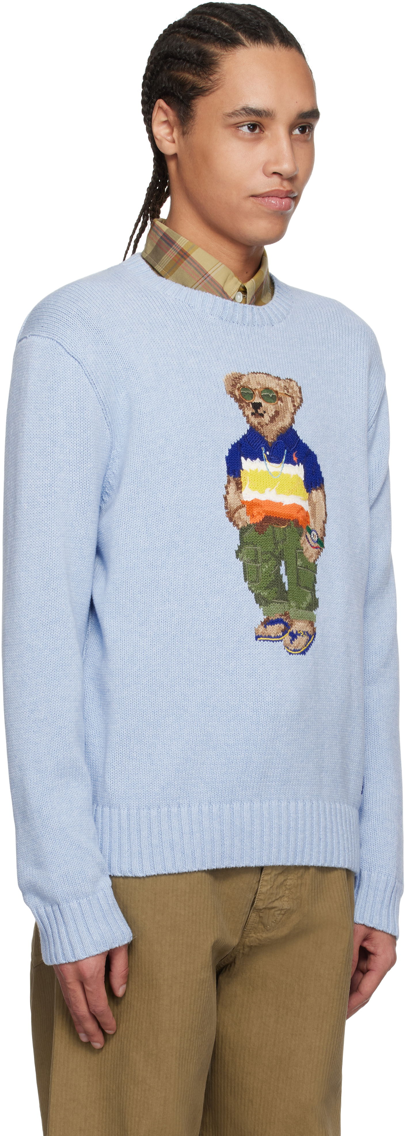 Džemper Polo by Ralph Lauren Polo Ralph Lauren Bear Cotton Sweater Plava | 710964799001, 1