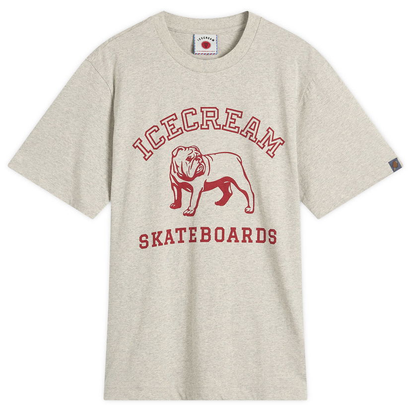 Majica kratkih rukava BBC IceCream ICECREAM Bulldog Graphic T-Shirt Siva | IC25250-HGY