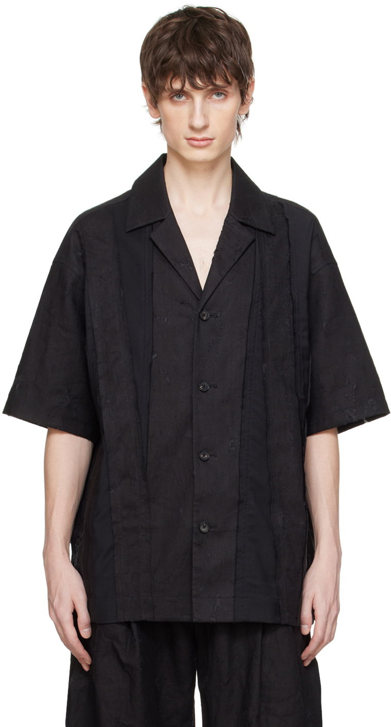 Košulja Feng Chen Wang Feng Chen Wang Distressed Shirt Crna | FMS17SR10