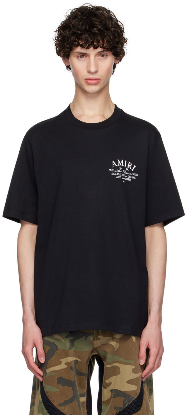 Majica kratkih rukava AMIRI Black 'Arts District' T-Shirt Crna | AMJYTE1071