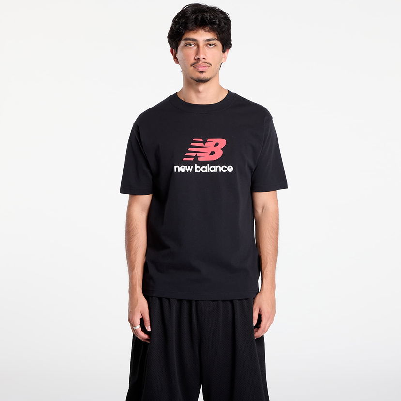 Majica kratkih rukava New Balance Athletics Logo T-Shirt Crna | MT51500BK