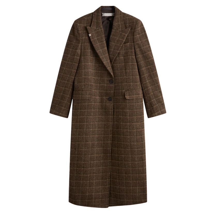 Kaputi OUR LEGACY Our Legacy Manta Coat Dorf Check Smeđa | W4251MD