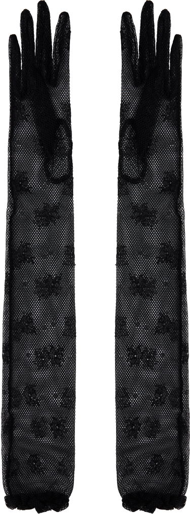 Rukavice Valentino Valentino Garavani VLogo Signature Lace Gloves Crna | 6W0GD00GPNN, 1