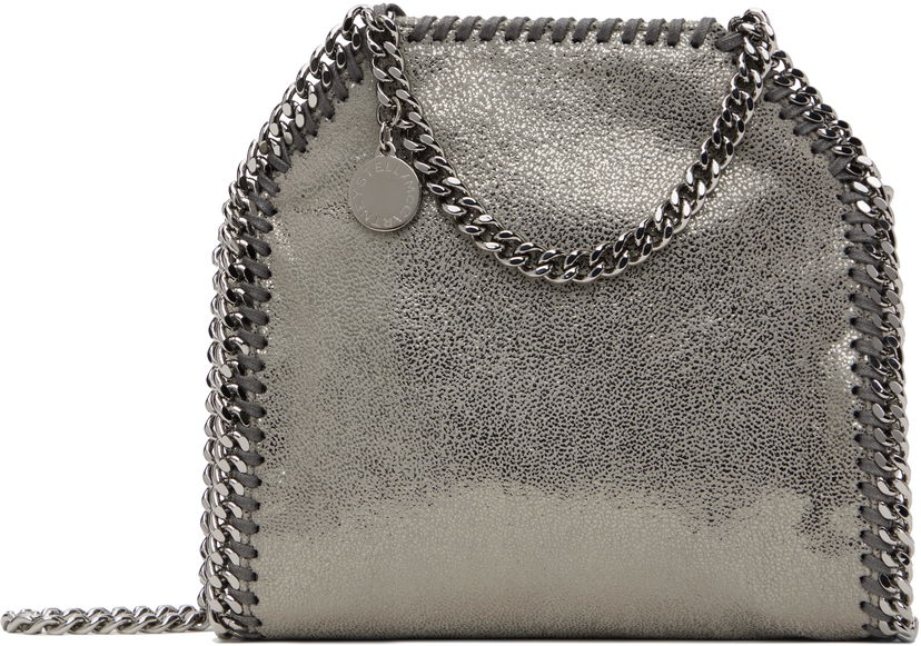 Ručna torbica Stella McCartney Stella McCartney Falabella Tiny Chain Bag Metalik | 391698WP0609