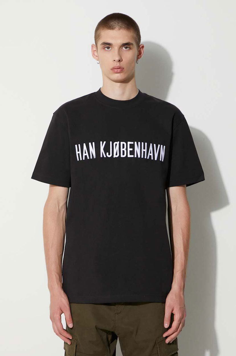 Majica kratkih rukava Han Kjøbenhavn Printed T-Shirt Crna | M.132953