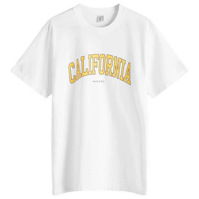Majica kratkih rukava Sporty & Rich Sporty & Rich California T-Shirt Bijela | TO043508501WH01-WHT