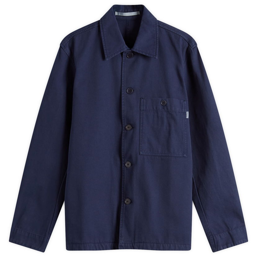 Košulja NORSE PROJECTS Standard Twill Overshirt, Size Large Plava | N50-0260-7555