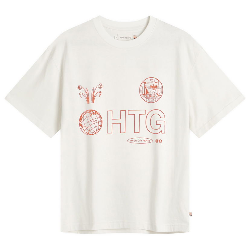 Majica kratkih rukava Honor The Gift Inner City Parks T-Shirt Bijela | HTG250148-WHT