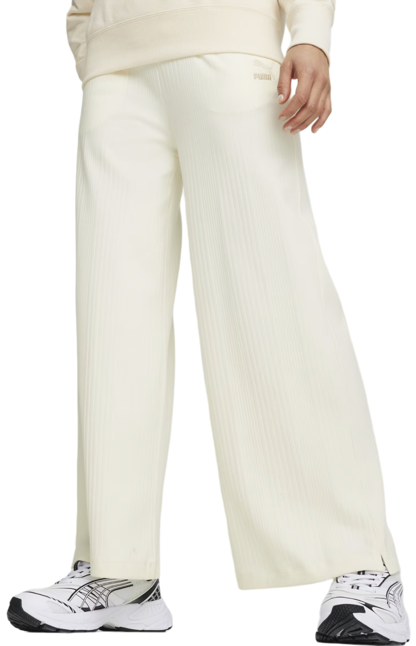 Trenirka Puma Classics Ribbed Relaxed Sweatpants Bež | 624268-66