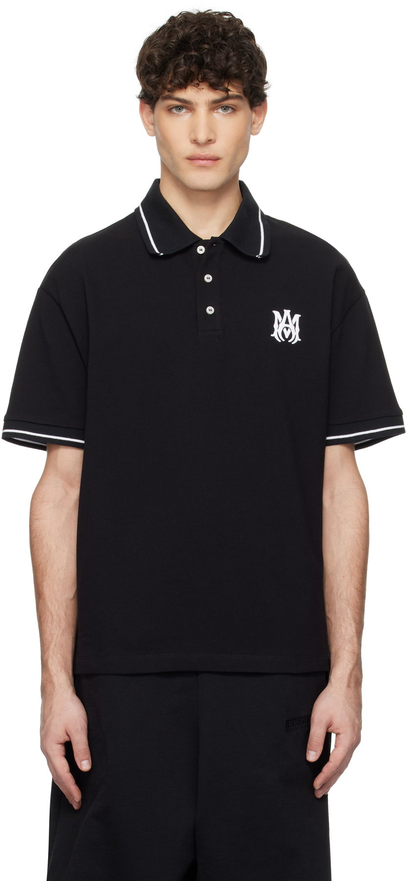 Polo majica AMIRI AMIRI MA Core Logo Polo Crna | AMJYPO1009