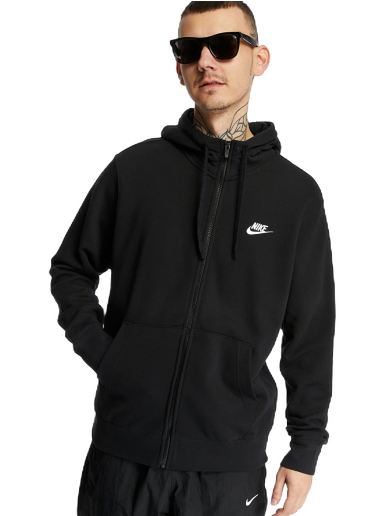 Dukserice Nike Sportswear Club Hoodie FZ Crna | BV2648-010