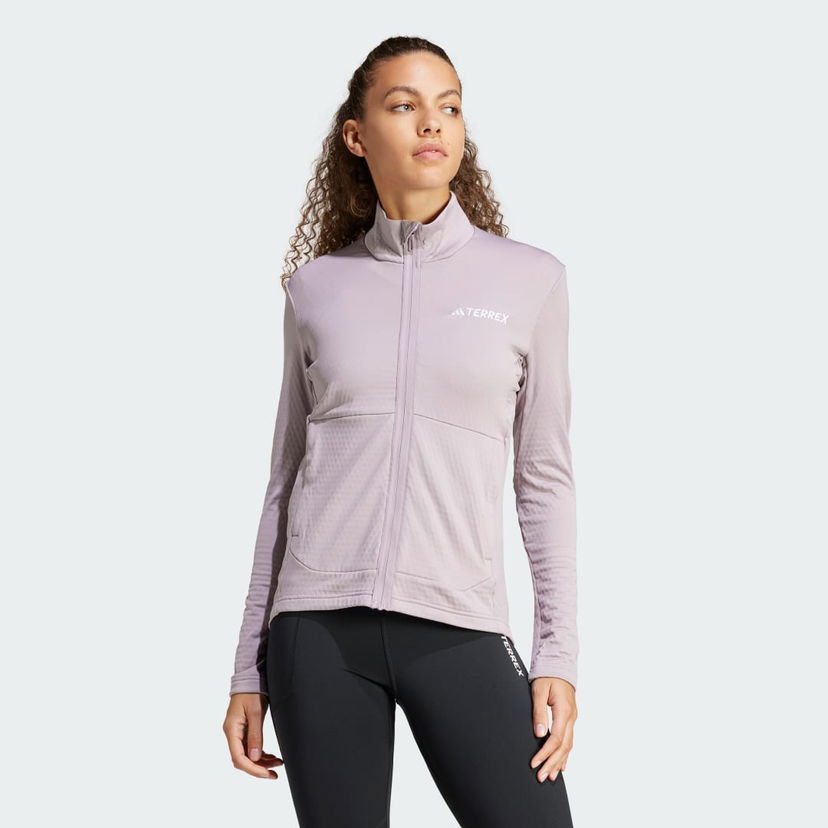 Jakna adidas Performance adidas TERREX Bunda Terrex Multi Light Fleece Full-Zip Ljubičasta | IQ3747