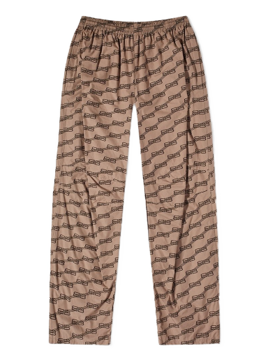 Trenirka Balenciaga Monogram BB Tracksuit Pant Smeđa | 704720-TML36-9378