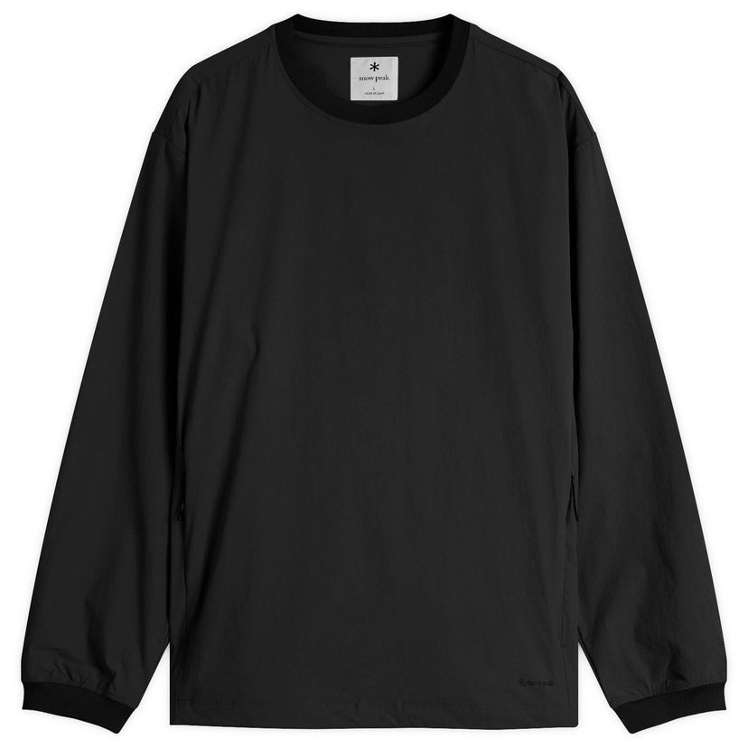 Džemper Snow Peak Snow Peak Active Comfort Pullover, Size Large Crna | JK-25SU007-BK