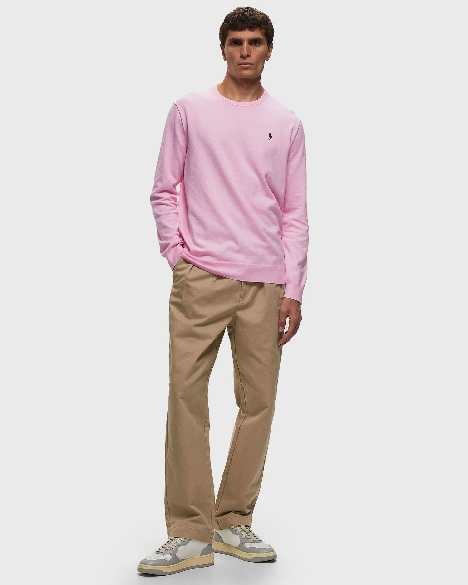 Džemper Polo by Ralph Lauren LS SF CN PP-LONG SLEEVE-PULLOVER Ružičasta | 710890558006, 1