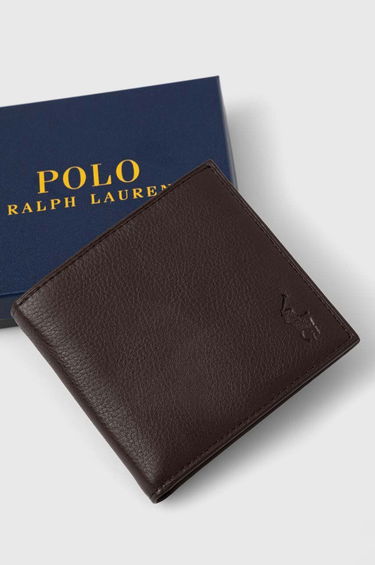 Novčanik Polo by Ralph Lauren SMOOTH LEATHER C-WALLET Smeđa | 405914235001=405526127001, 4