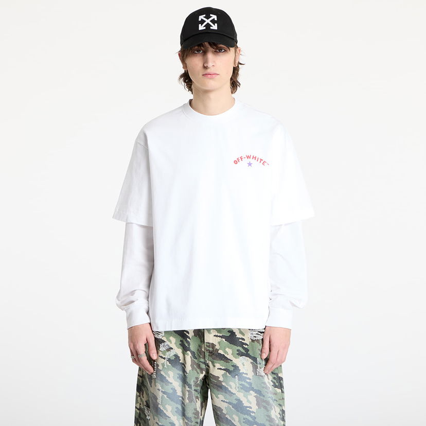 Majica kratkih rukava Off-White Star Arrow Skate T-Shirt Bijela | OMAA120S25JER0080110