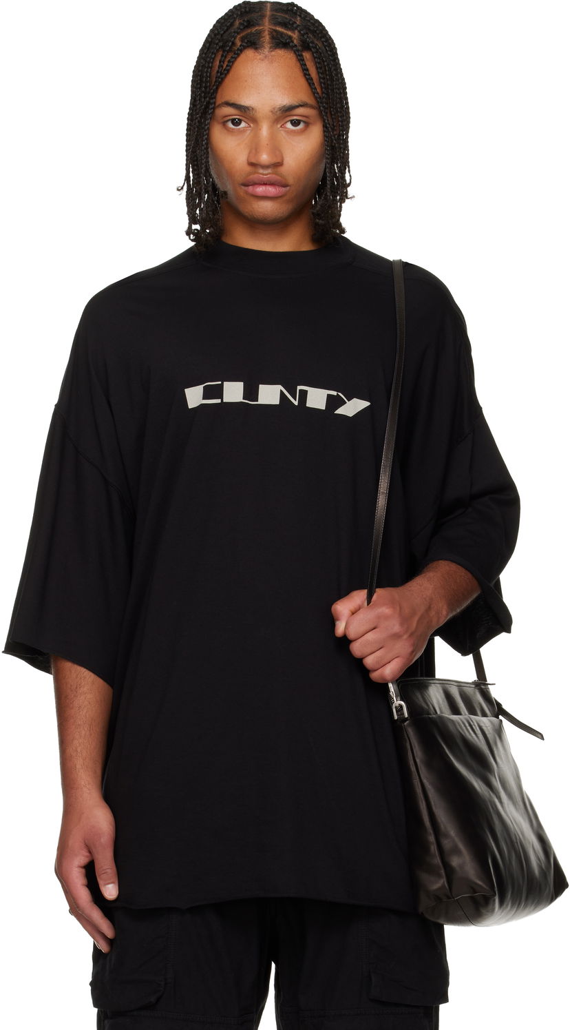 Majica kratkih rukava Rick Owens DRKSHDW Concordians Tommy Oversized Graphic T-shirt Crna | DU02E7259 RNEP2