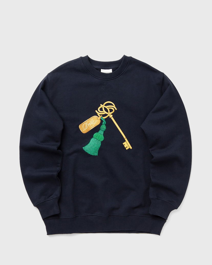 Dukserice Drôle de Monsieur Key Sweatshirt Tamnoplava | H-SW173-CO127-NY