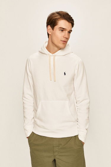 Dukserice Polo by Ralph Lauren Classic Popover Hoody Bijela | 710766778009, 0