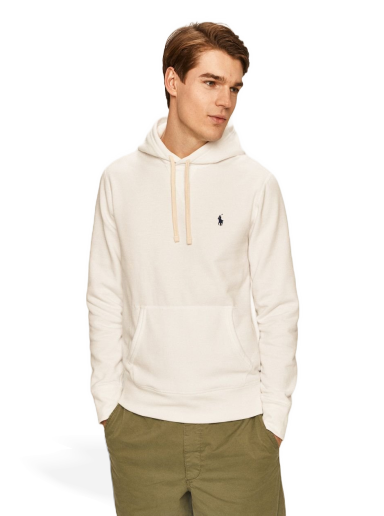 Dukserice Polo by Ralph Lauren Classic Popover Hoody Bijela | 710766778009