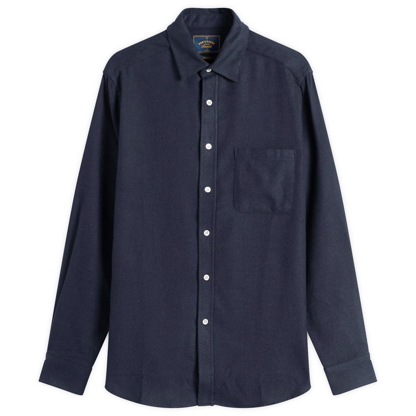 Košulja Portuguese Flannel Teca Flannel Shirt, Size Small Tamnoplava | AW25072-NVY