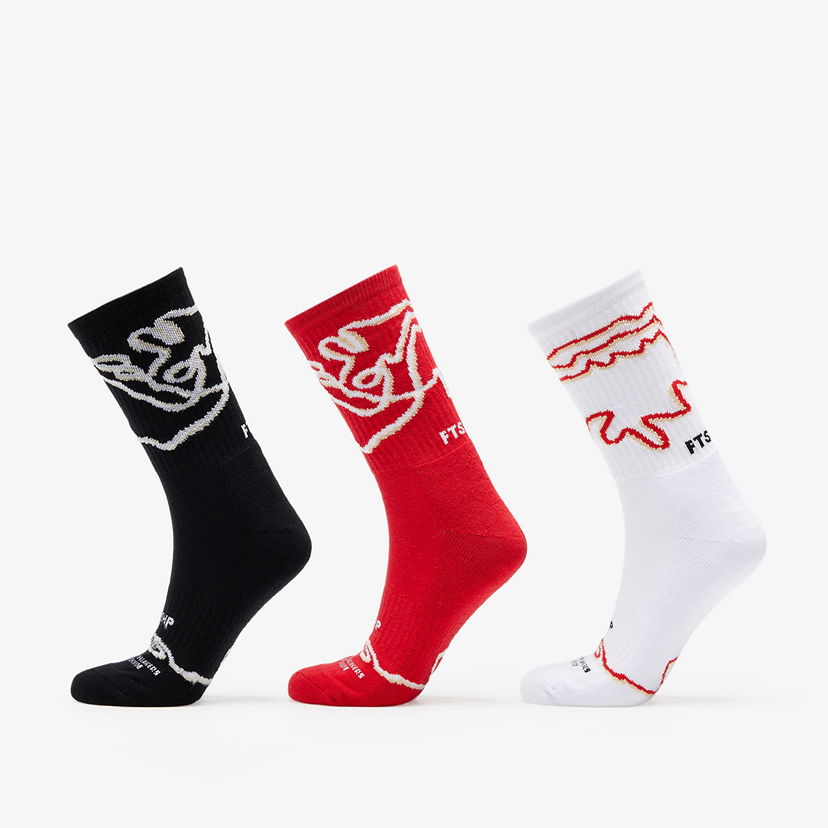 Čarape Footshop The Stripes Socks 3-Pack Višebojno | FTSHP_318