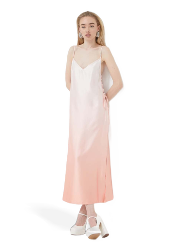 Haljina BOSS Degradé-print Slip Dress Višebojno | 50493344