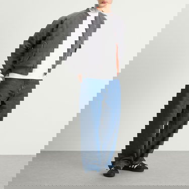 Bomber jakna adidas Originals Reversible Textured Bomber Jacket Siva | KR7618, 4