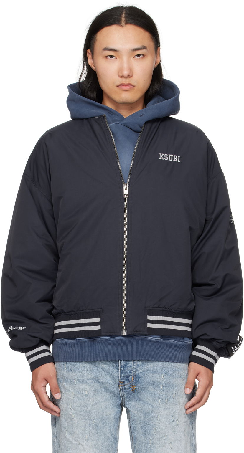 Bomber jakna Ksubi Ksubi MA-1 Bomber Jacket Tamnoplava | MFA25JK012